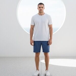 Callaway Mens Golf Shorts Blue Heathered Stretch Performance Size 40